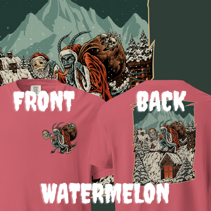 Yuletide Terror: Krampusnacht Double-Sided Tee