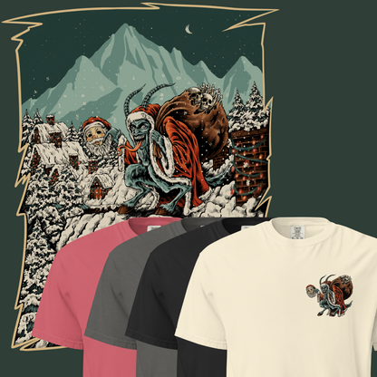 Yuletide Terror: Krampusnacht Double-Sided Tee