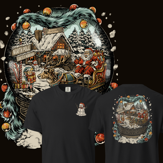 Snowman x Santas Workshop Snow Globe Tee